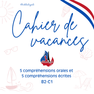 Cahier de vacances ohlalayole